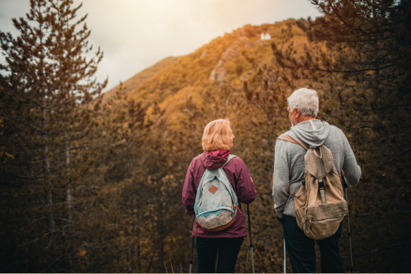 couple hiking