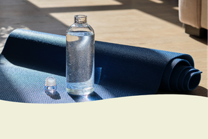 yoga mat and water3